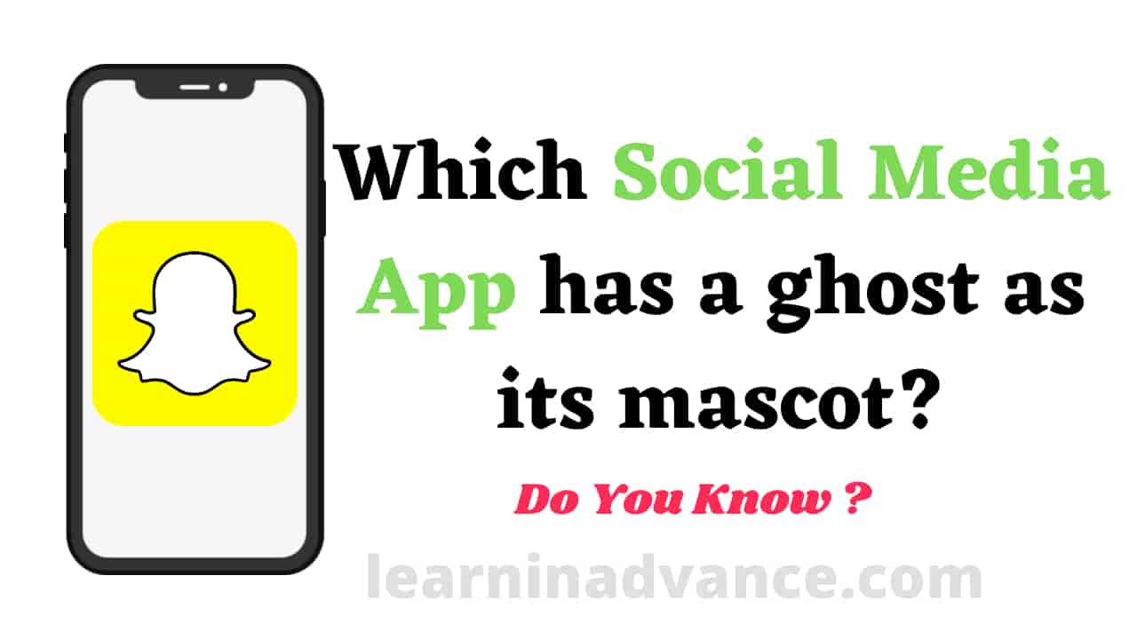 Which social media app has a ghost as its mascot
